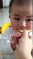 CUTE baby Eats Lemon - Reaction!! cute baby videos