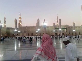 Masjid e Nabvi (Madina) Azan-e-maghrib