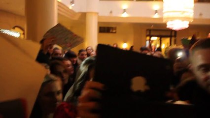 Natalia Oreiro en cautividad de sus fans en San Petersburgo_Corinthia hotel 12.12.2014