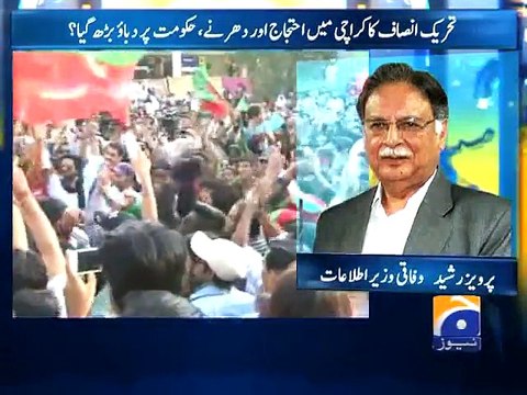 Pervaiz Rasheed on Imran Khan-Geo Reports-12 Dec 2014