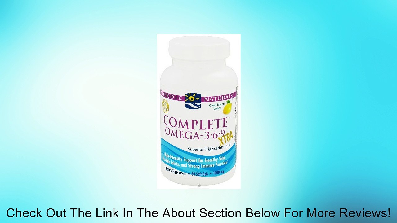 Nordic Naturals Complete Omega-3.6.9 Xtra 60 ct. Review
