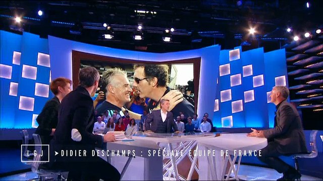 Un spectateur perturbe Le Grand Journal avec Didier Deschamps