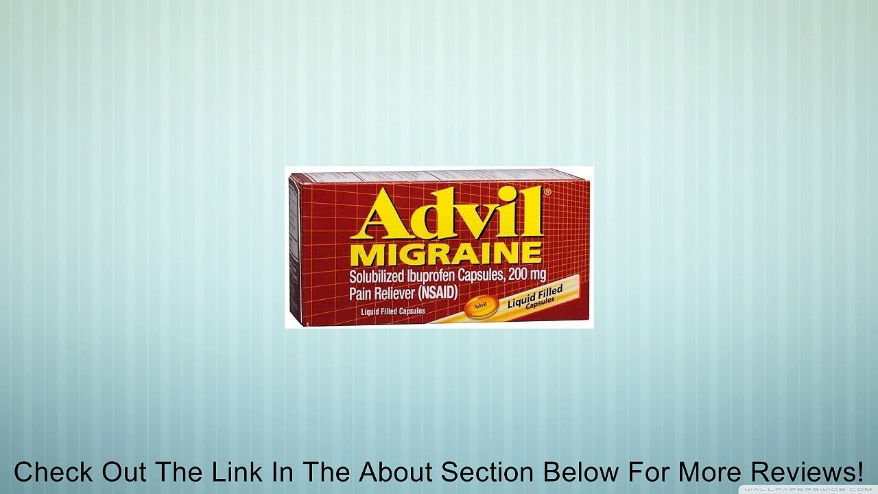 Advil Migraine - 80 Liquid Filled Capsules Review