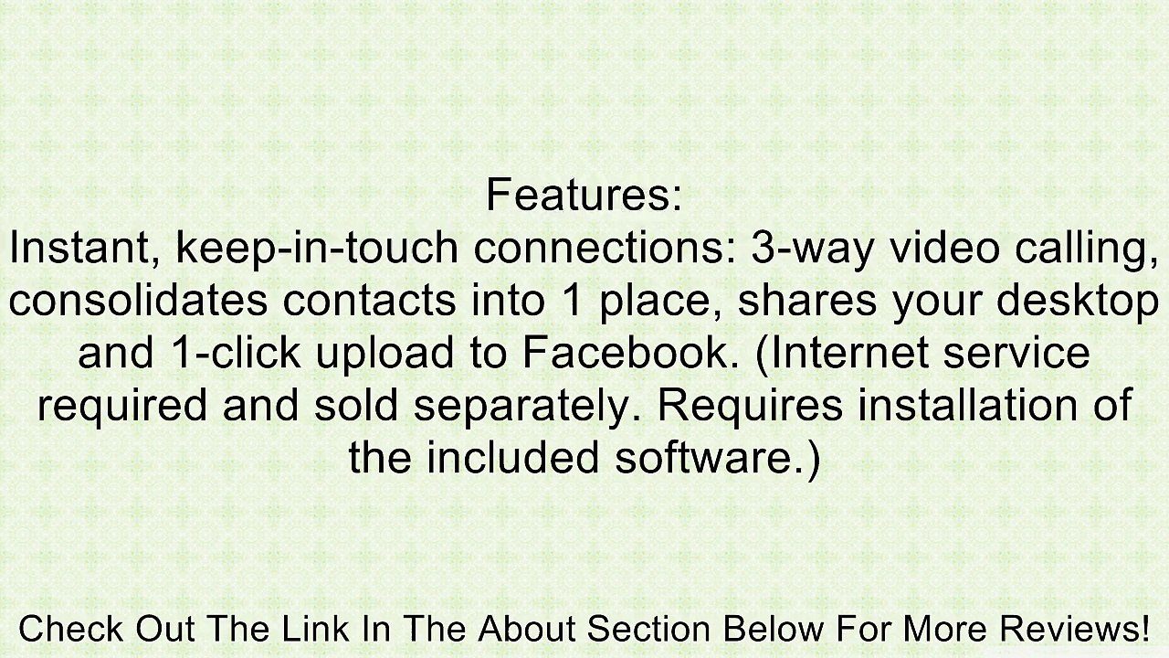 HP   HD 4310 Webcam (H2W19AA#ABC) Review