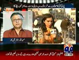 Hassan Nisar Response on Geo's Female Anchors Harassment by PTI Suppoters