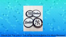 Four (4) New York Yankees Golf Ball Markers - 2 sided Review