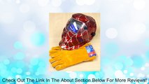 Solar Auto Darkening Welding Helmet , Spider design-Red, Free Leather Welding Gloves Review