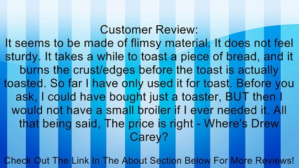 Sunbeam: Countertop Toaster Oven Review