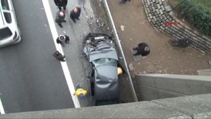 7 Araç Birbirine Girdi; Tem Otoyolu Yarım Saat Kapandı