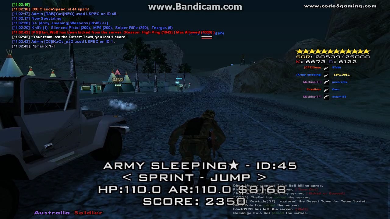 [Army_sleeping] - foot speed hack