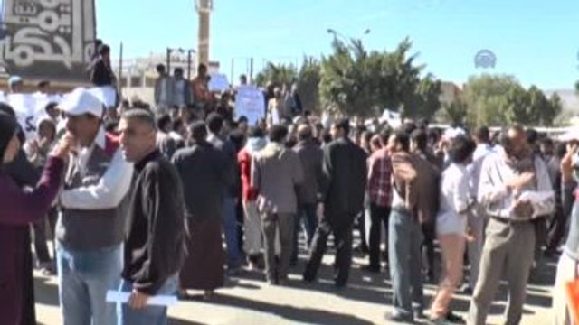 Yemen'de Husi Karşıtı Gösteri
