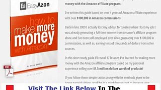 Easy Azon THE HONEST TRUTH Bonus + Discount