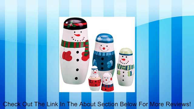 Snowman Nesting Dolls by Miles Kimball Review