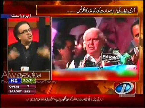 All these Ministers who are with Nawaz Sharif tried themselves to be self-arrested at Musharraf time Dr. Shahid Masood