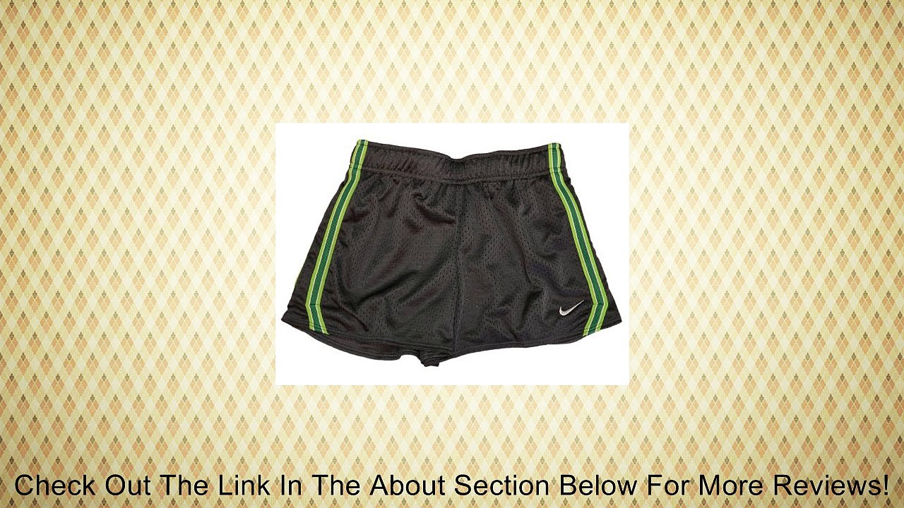 Nike Girls Dri-Fit Mesh Training Shorts Gray-Medium Review
