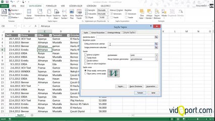 Ömer BAĞCI ile Excel 2013-1001-Excel'de başlıkları yazdırmak