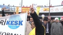 Disk ve Kesk, Bütçe Kanun Tasarısı'nı Protesto Etti