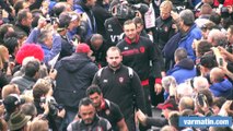 RCT-Leicester: arrivée des Toulonnais au stade Mayol