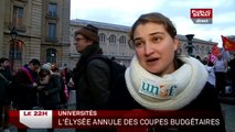 22H Public Sénat - Laure Delair, Vice-Présidente de l'UNEF au sujet du budget des universités
