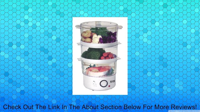 Feel Good Live Well 3 Tier Steamer, 7.6 Quart Capacity Review