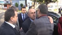 Bakan Çavuşoğlu Antalya'da Cenaze Törenine Katıldı