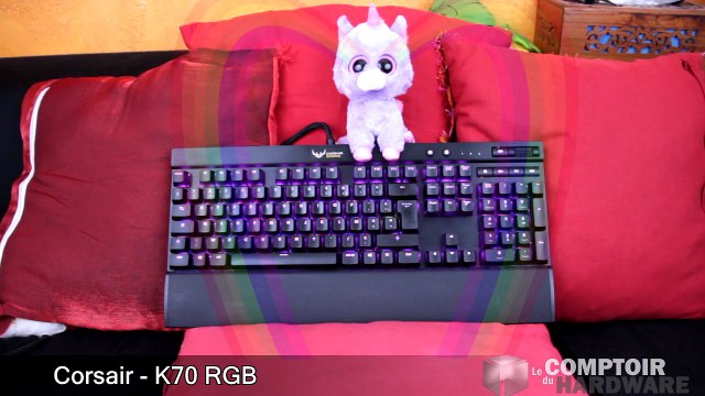 Nous avons essayé le Corsair K70 RGB - Le Comptoir du Hardware