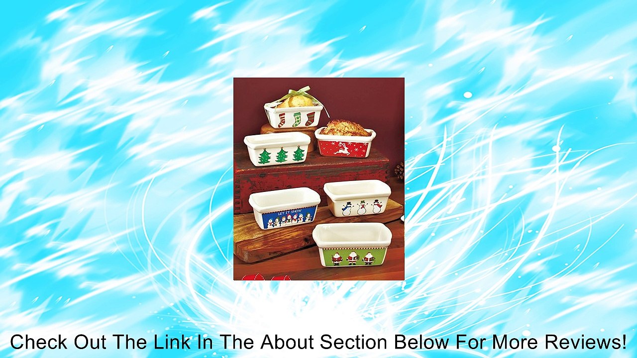 Set of 6 Colorful Small Holiday Loaf Pans Review