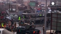 وقوع چند انفجار انتحاری و مرگ ده ها نفر در افغانستان