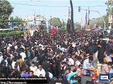Dunya News - Karachi: Children participate in mourning procession at chehlum of Hazrat Imam Hussain