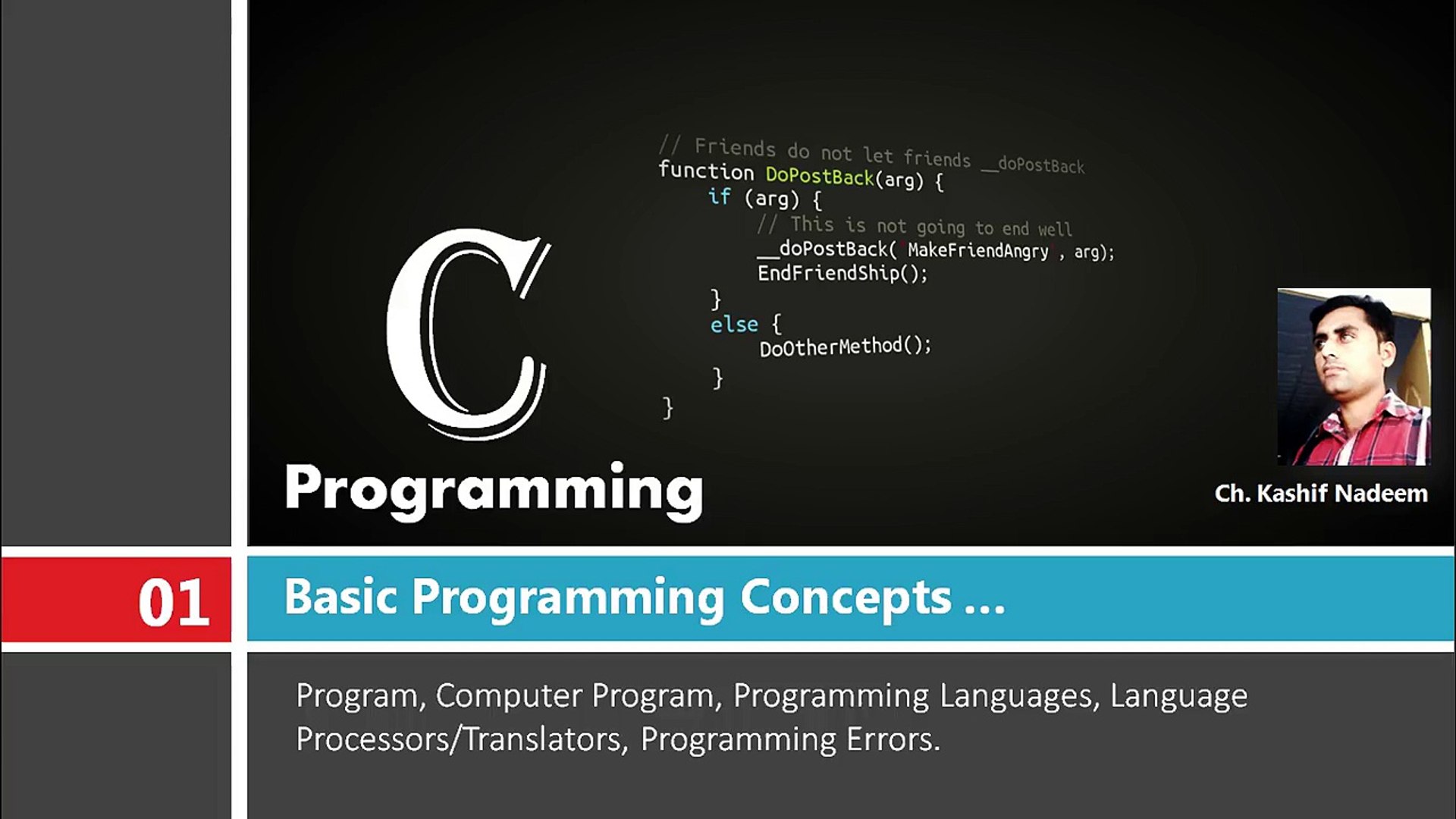 ⁣Basic Programming Concepts - C Programming - Urdu Tutorial 001