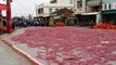 Thousands Of Firecrackers Set Off In The Middle Of Town - Damn!