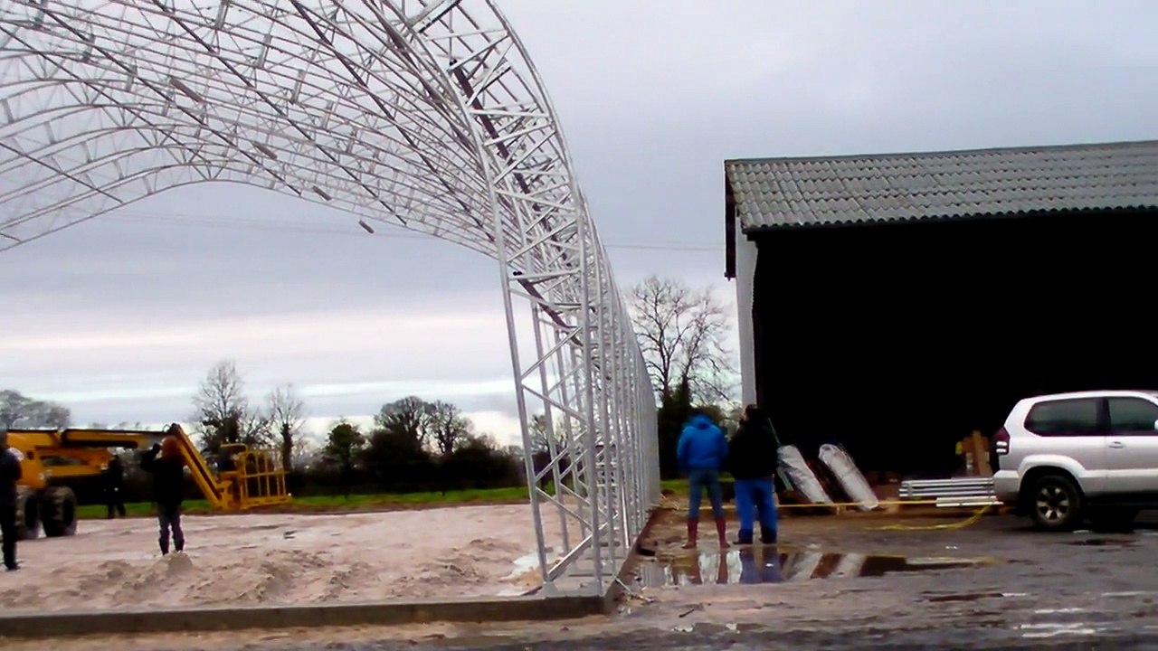 MONTAGE PREMIERE MEMBRANE DU MEGADOME