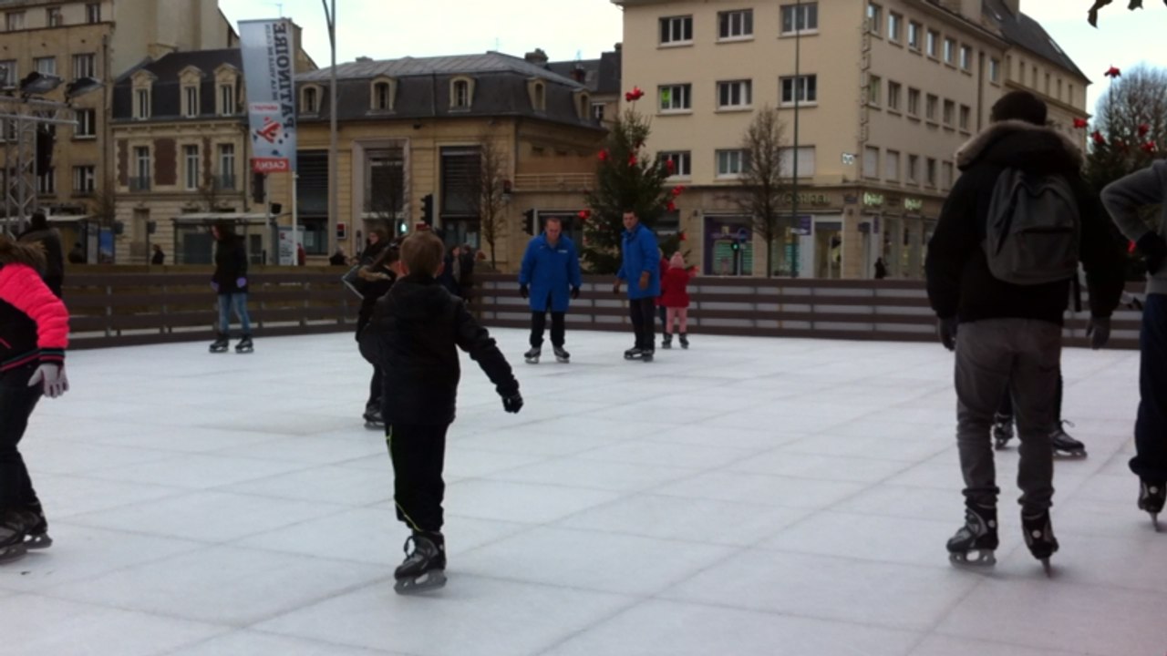 Inauguration de la patinoire de Caen