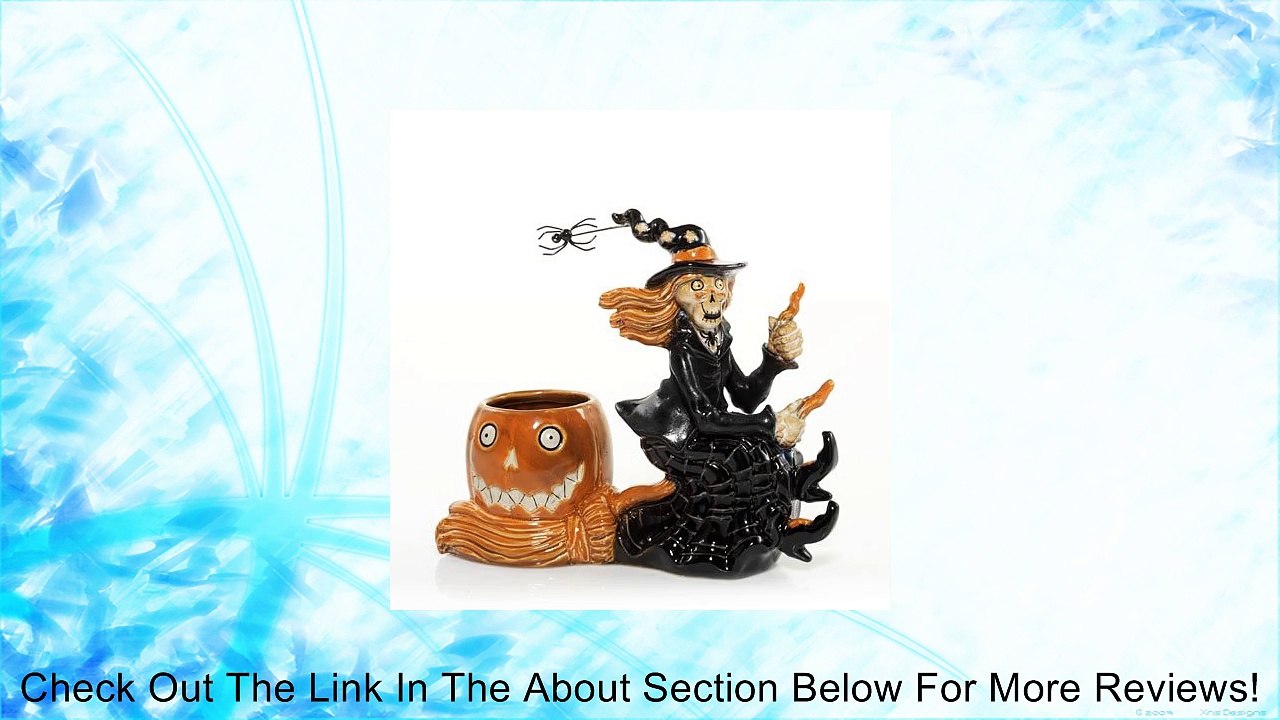 Yankee Candle 2012 Boney Bunch "Flying Witch" Votive Holder Review