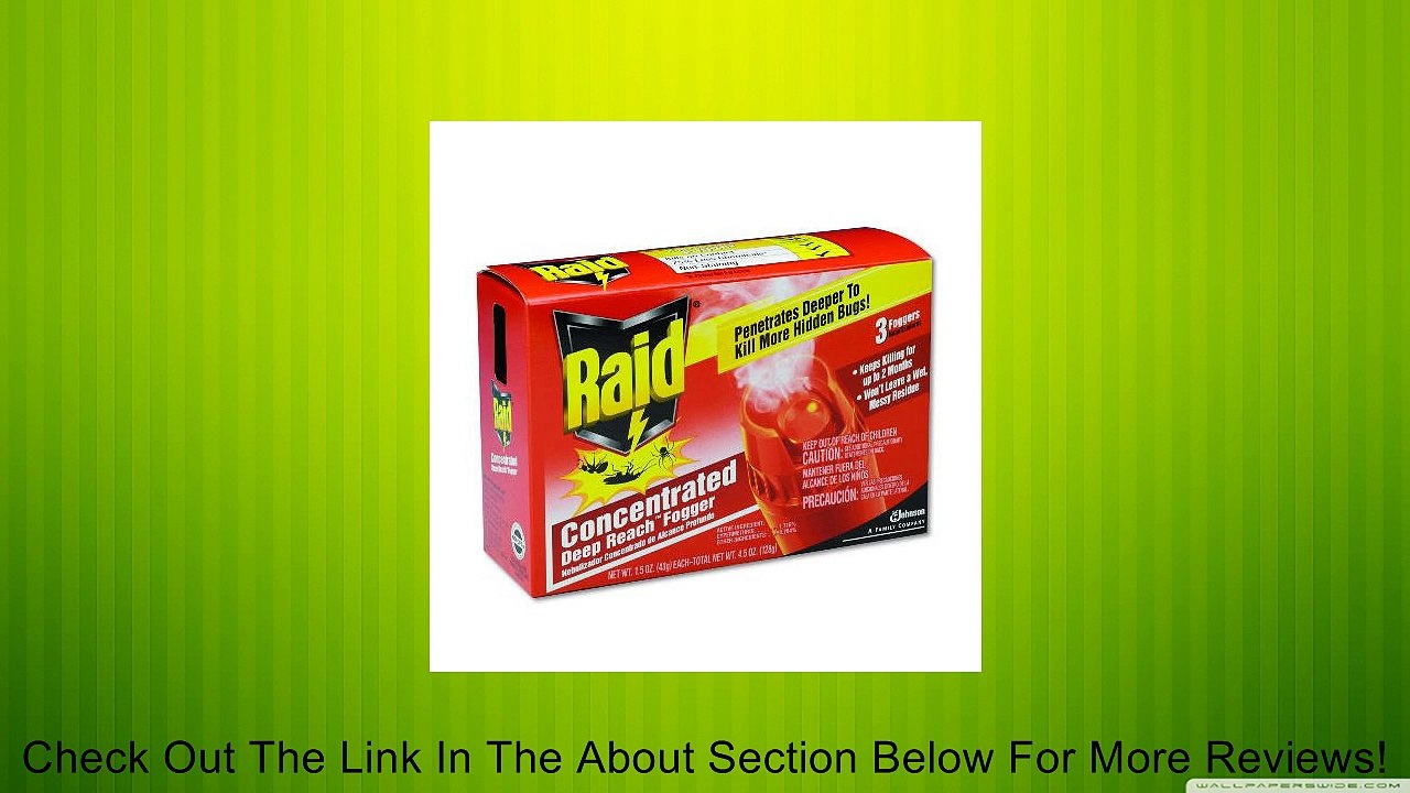 DRKCB815901 - Raid Concentrated Deep Reach Fogger, 1.5 Oz Aerosol Can, 3/pack Review