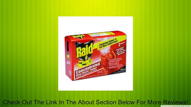 DRKCB815901 - Raid Concentrated Deep Reach Fogger, 1.5 Oz Aerosol Can, 3/pack Review