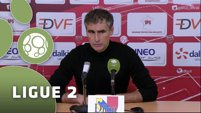Conférence de presse Dijon FCO - Stade Brestois 29 (1-0) : Olivier DALL'OGLIO (DFCO) - Alex DUPONT (SB29) - 2014/2015