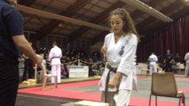 Le concours de casse à l'open de karaté kyokushin