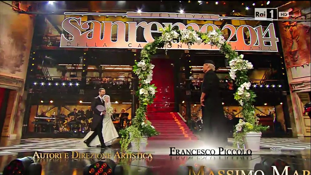 Luciana Littizzetto & Fabio Fazio ● Matrimonio Fazietto Sanremo 2014 (22-02-2014)