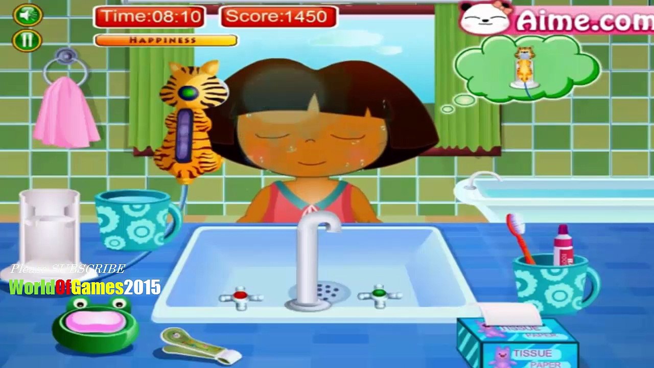 Dora The Explorer Games - Dora Hygiene Care Game - Gameplay