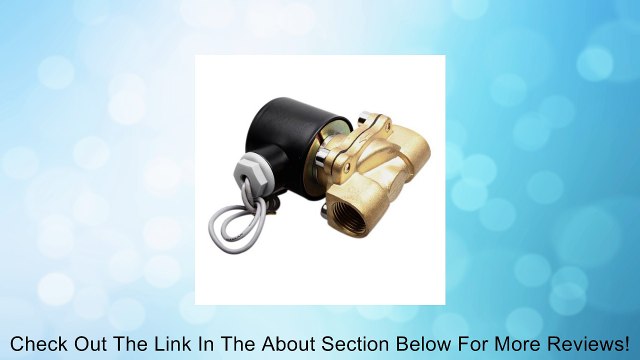 Vakind DC 12V 2 Ways 2 Position 1/2 Electric Solenoid Valve Water N/C Gas Water Air Review