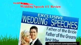 Wedding Speech 4 U Review, WATCH this Before you buy.