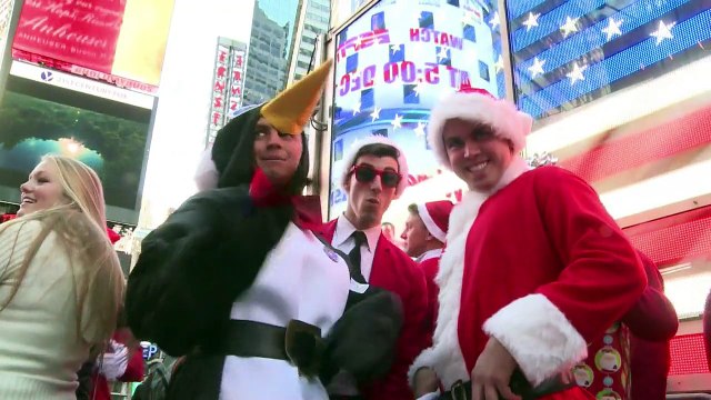 Encontro de Papais Noéis em NY