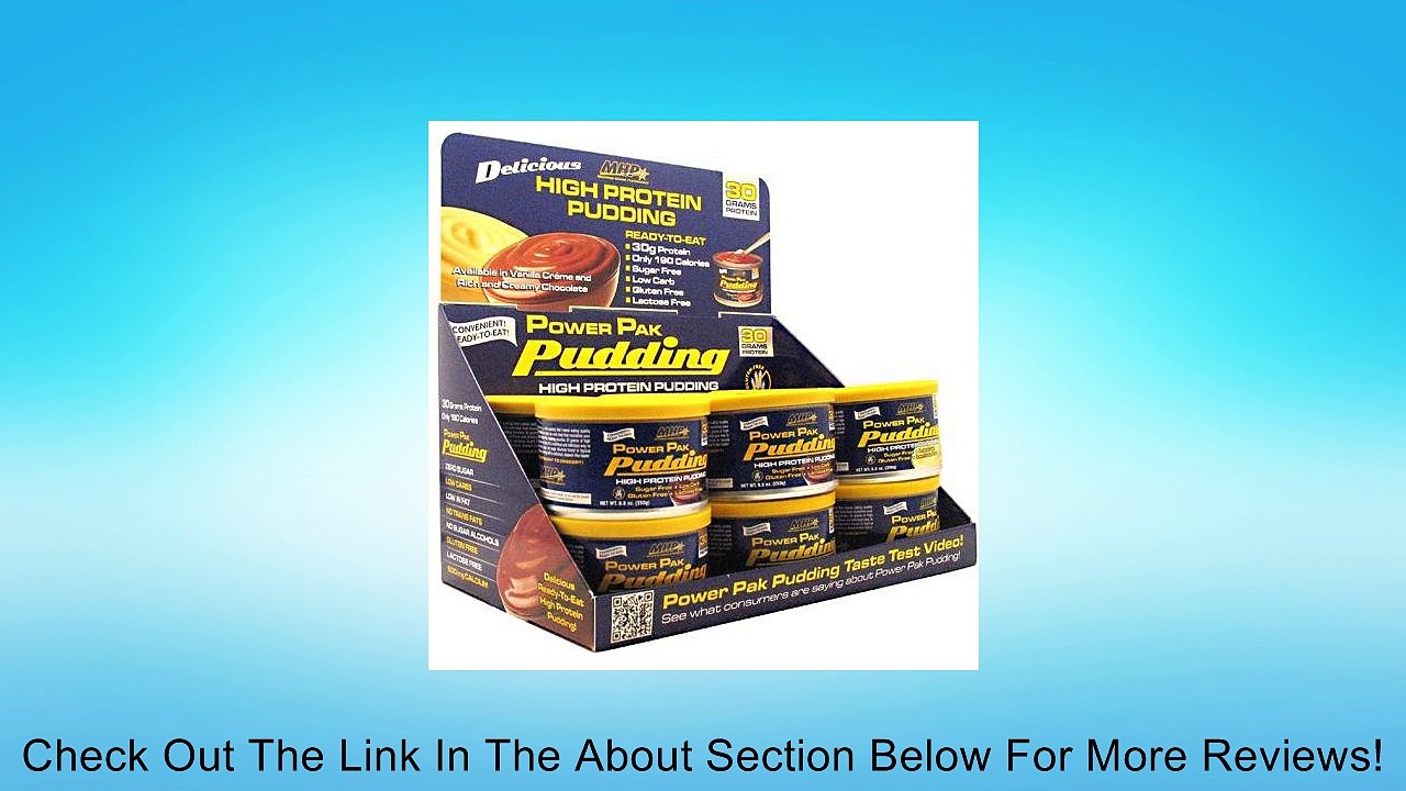 MHP Power Pak Pudding, Chocolate/Vanilla 12-Pack 8oz Cans Review