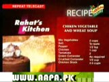 Chicken Veg. And Wheat Soup By Chef Rahat - Quick Recipe
