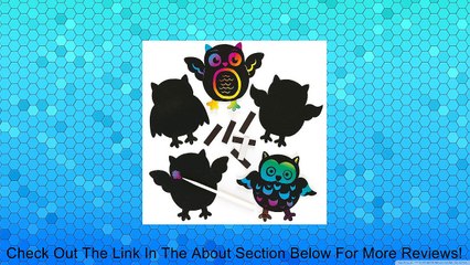 Owl Scratch Art Magnets - Pack of 10 Review