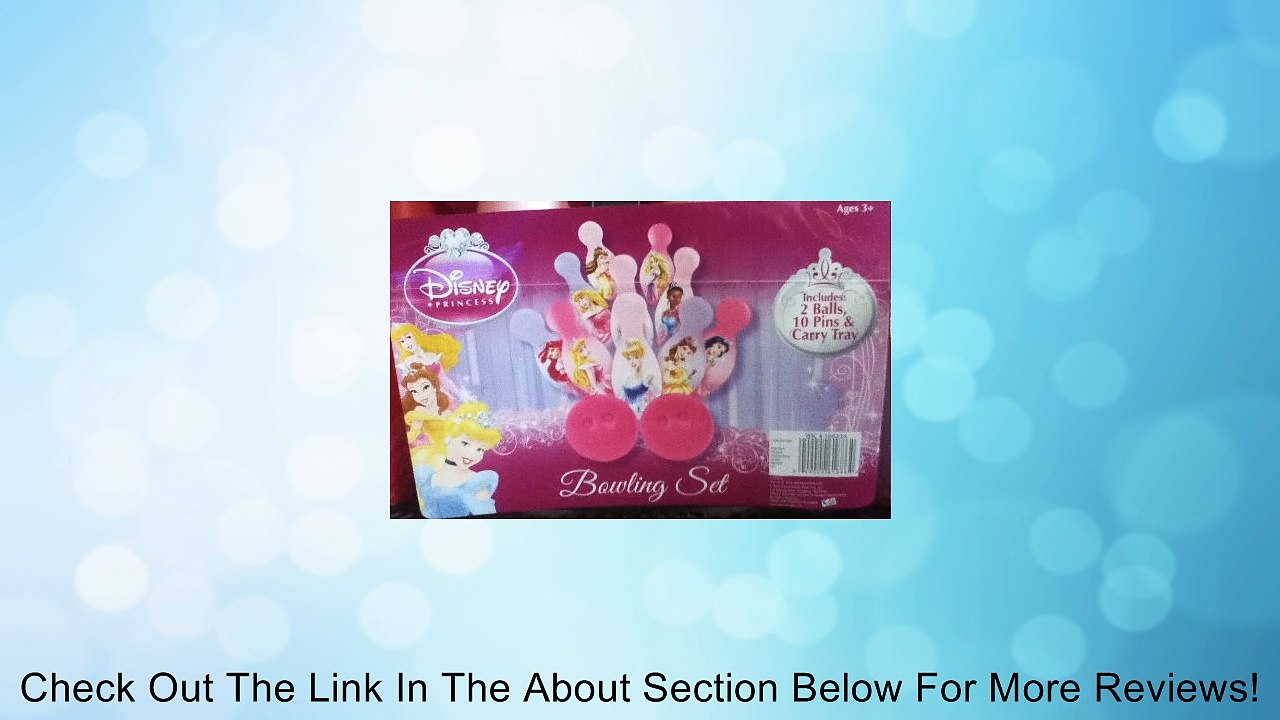 Disney Princess Bowling Set "Full Set" 10 Pins & 2 Balls Review