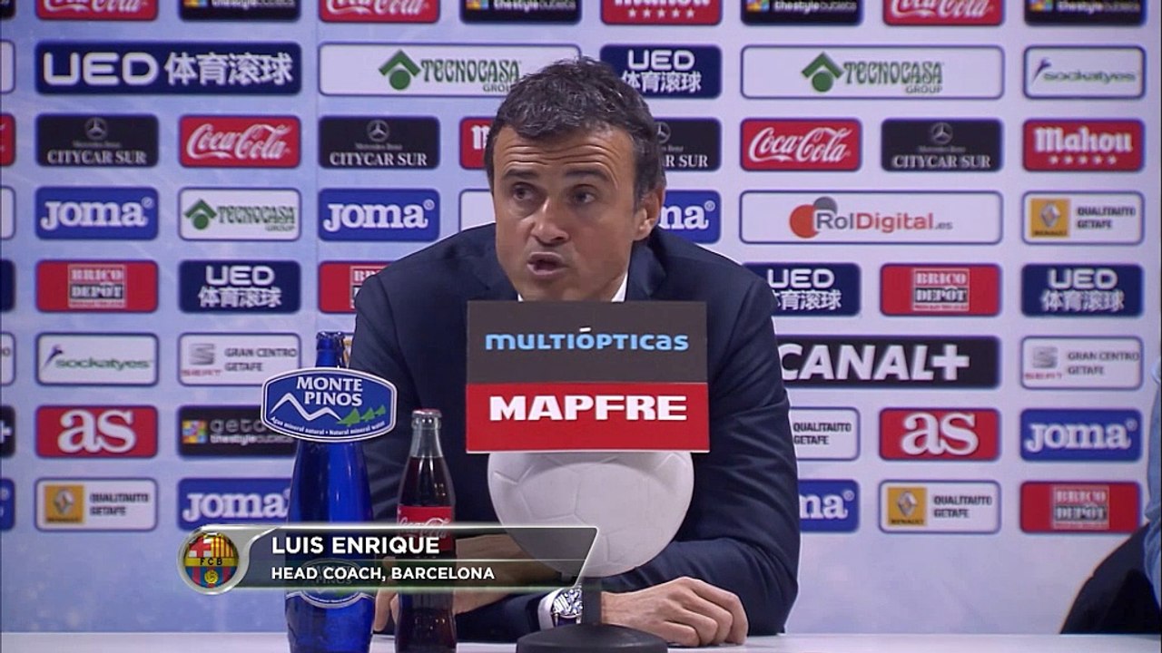 Enrique: 'Waren deutlich besser als Getafe'