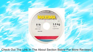 Maxima Fishing Line Fluorocarbon Leader Wheel, Clear, 8-Pound/110-Yard Review