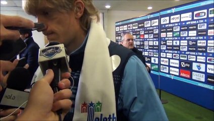 LAZIO-ATALANTA: Dusan Basta in zona mista